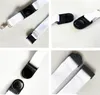 DHL100pcs Bag Parts Sublimation DIY White Double Sided Blank Polyester Long Cell Phone ID Card Lanyard Strap