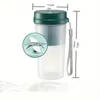 Licuadora portátil personal de 1 pieza, mini licuadora de jugo, licuadora de tamaño pequeño recargable por USB para batidos y batidos, mini vaso exprimidor de viaje de 300 ml, jugo, leche