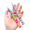 Collecteur de nectar PRG / Gun avec pointe en acier inoxydable de 10 mm Accessoire de fumée Dab Rig Pipes à eau Bangs en verre