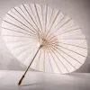 DHL Bridal Wedding Parasols White Paper Umbrellas Beauty Items Chinese Mini Craft Umbrella Diameter 60cm CPA5739