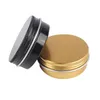 Colorful Aluminum Case Round Lip Balm Tin Storage Jar Containers with Screw Cap for Lip Balm, Cosmetic, Candles or Tea 9 Colors Pkfep