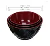 Bowls Heat-resistant Melamine Red And Black Two-color Bowl Ramen Household Soup Foam Imitation Porcelain Eat Rice