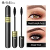 Mascara Double Effet Allongement 4D et Extra Volume Mascara Noir Imperméable Effet Faux Cils Outil de Maquillage des Yeux Cosmétiques