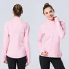 Womens Define yoga tenues Workout Sport Coat Scuba Fitness Jacket High Street Sports Quick Dry Activewear Top Solid Zip Up Tops