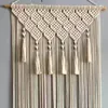 Gordijn Macrame Room Doorway Divider Gordijnen Bohemian Macromay Muur Opknoping voor Slaapkamer Bruiloft Achtergrond Home Decorrtion 230615