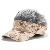 Snapbacks Camouflage Baseball Cap с шипами парики бейсбольная шляпа с шипами -париками мужчины женщины повседневные кратки