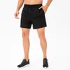 Ll verão masculino esporte yoga correndo shorts de fitness com bolso traseiro leggings treino secagem rápida ginásio atlético jogger pant