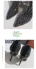 2023 Fashion women's boots Over the knee boots Thigh high Botas pointy heels Women's crystal fishnet sexy shoes