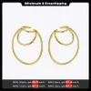 Ear Cuff Enfashion Geometric Ear Cuff Clip on Earrings for Women Gold Color Multi-Layer Circle Eares Fashion Jewelry Pendientes E201153 230614