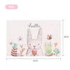 Placemats 10 stks Flamingo Patroon Placemats Voor Eetkamer Mat Kinderen Cut Placemat Set Keuken Accessoires Cup Posavasos