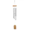 2021 new Wood metal Wind Chime small 6-Tube balcony Hangings door decoration steps and step high rising aeolian bells