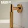 Dörrlås Dörrrum Brass Dörrspaken Set räfflat integritetspassage Dummy Tumbturn Lock Handle Set räfflad hårdvara 230614