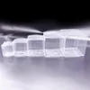 Present Wrap 50pcs 5x5x5cm Transparent Party Candy Bags Birthday Present Box Clear Square PVC Birthday Party Present Box Candy Boxes 230614