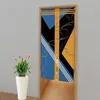 Gardin Abstract Art Japanese Door 3D Tryckt målning Noren Dörröppning Kök Entré Partition Drape Split hängande Halfcurtain 230615