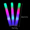 LED Light Sticks 3050 szt. Pianka LED Blow w ciemnej światła pianki Pijowe LED Miękkie pałki Rave Glow Wands Flashing Tube Concert na imprezę 230614