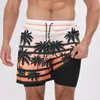 Shorts pour hommes Shorts imprimés à la mode pour hommes Strapped Hawaiian Beach Fit Sport Pantalons décontractés Shorts pour hommes Vêtements pour hommes Pantalons courts pour hommes 230615