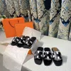 Designer Summer Orans Sandals Slide's Flat Flip Crocodile Beach Genuine Leather Brand Brand For Trawl