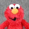 Bambole di peluche 36 cm Sesame Street Elmo Giocattoli di peluche Bambola di pezza morbida Giocattoli di peluche animali rossi Regali per bambini 230614