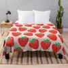 Couverture Fruit Thème Flanelle Jeter Couverture Ananas Fraise Orange Motif Couverture Roi Pleine Taille pour Lit Salon Canapé Doux Chaud R230615