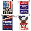 1 peça 2024 Trump Take America Back Garden Bandeira vertical dupla face patriótica bandeira dos EUA, decoração ao ar livre do pátio da eleição do presidente americano 12,5 x 18 polegadas