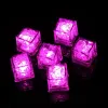 New LED Gadget Aoto colors Mini Romantic Luminous Artificial Ice Cube Flash Light Wedding Christmas Party Decoration GG