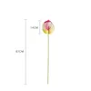 Decorative Flowers 1Pc 61cm Artificial Red Palm Flower Real Touch PU Branche Anthurium Fake Home Wedding Party Decoration Bouquet