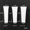 Empty Refillable White Plastic Cosmetic Tube Lip Balm Containers Hand Cream Cleanser Sunscreen Trial Packing Squeezed Upside Down Bottl Gtkt