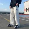 Mens Pants Erkekler Moda gevşek düz eşofmanlar hip hop rahat jogging yüksek kaliteli sokak kıyafeti harajuku pantolon marka 230614