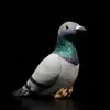 Plush Dolls 19 cm High Realistic Grey Hill Plush Toys Soft Lifelike Pigeons Birds Stuffed Animals Toy Gifts For Kids 230614