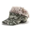 Snapbacks Camouflage Baseball Cap с шипами парики бейсбольная шляпа с шипами -париками мужчины женщины повседневные кратки