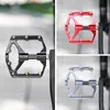 Bike Pedals WEST BIKING 3 Bearings Bicycle Pedals Ultralight BMX MTB Road Bike Flat Pedal Aluminum Anti-slip Waterproof Cycling Accessories 230614