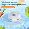 Autres outils de cuisine Machine à laver les fruits et légumes sans fil Portable Charge magnétique Lave-légumes Purificateur de nourriture pour le nettoyage 230614