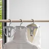 Hängare tvätt droppkläder hängare 360 ​​grader roterbar förvaring dubbel krok bärbar hängande torktumlare liten för hatt sock hemstövel