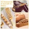 Full Body Massager Wood Therapy Massage Tools Wooden Gua Sha Anti Cellulite Massage Roller Tool Handheld Cellulite Blasters Cube Massager 230614