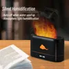 Humidifiers Colors Flame Lamp USB Aromatherapy Diffuser Ultrasonic Air Humidifier Cool Mist Electric Essential