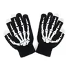 Mode-vinter full finger unisex stickat skeletthandskar Ghost Bone Touch Screen275s