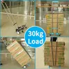 Opbergmanden Opvouwbare Winkelwagen Roestvrijstalen Draagbare Dolly Hand Pull Truck voor Reizen Tool Trolley Lage met 4 Wielen 230613