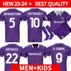 2023 2024 FIORENTINA soccer jerseys JOVIC CASTROVILLI J IKONE CALLEJON PRINCE GONZALEZ 23 24 Fiorentina Football Shirts VLAHOVIC maillot de foot