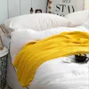 Couverture coton bébé fil tricoté couverture couvre-lit sur lit voyage avion canapé Plaid décor à la maison bureau sieste couverture R230615