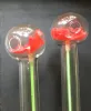 Tuyau de brûleur à mazout en verre 6 pouces Happy Valentine Glass Rose Brûleur à mazout Bongs en verre Plates-formes pétrolières