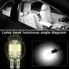 Nouveau 500 pièces W5W T10 501 LED dégagement ampoules 194 168 Canbus voiture intérieur carte dôme lumières Parking lumière Auto lecture Signal coffre lampes