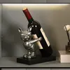 Dekoratif Nesneler Figürinler Fransız Buldog Heykelleri Şarap Tutucu Heykelleri İskandinav Ev Dekor Odası Ev Dekorasyon Masası Süsler Reçine Köpek Butler Heykeli 230614