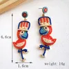 Dangle Earrings Vedawas Animal Parrot Alloy Rice Bead Drop For Women Fun And Trendy Jewelry