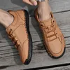 Sukienka Buty Unikalne jesień Man Sneakers Zimowe obuwia Social Męskie buty luksusowy projektant trener męski mokasyna do tenisa taty