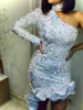 2023 ASO EBI Ivory Mermaid Dress Krótka seksowna wieczór Formalne przyjęcie Drugie przyjęcie urodzinowe Druhna Suknie zaręczynowe sukienki szatą de soiree ZJ373