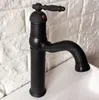 Bathroom Sink Faucets Black Oil Rubbed Brass Faucet Basin Mixer Tap Nnf367