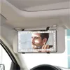 Araba Sun Visor Vanity Ayna Makyaj Aynası 3 Işık Modlu Donanımlı Şarj Edilebilir LED Işık Araba Aynası Dimmable Dokunlu