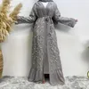 Ubranie etniczne Summer muzułmańskie abaya kobiety kaftan khimar jilbab modlitwa szata eid Mubarak Ramadan sukienka islamska kimono abayas luźno