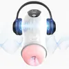 Sexspielzeug-Massagegerät Männlicher Masturbator Automatisches Saugen Blowjob Cup Penispumpe Vibrator Echte Vaginalmuschi Spielzeug für Männer 18