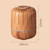 Humidifiers 180ML Wood Grain Aromatherapy Ultrasonic Cool Air Humidifier USB Essential Diffuser with LED Lamp For Home Room Fragrance